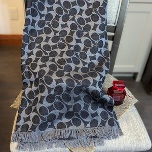 COACH Signature Shawl Reversible
